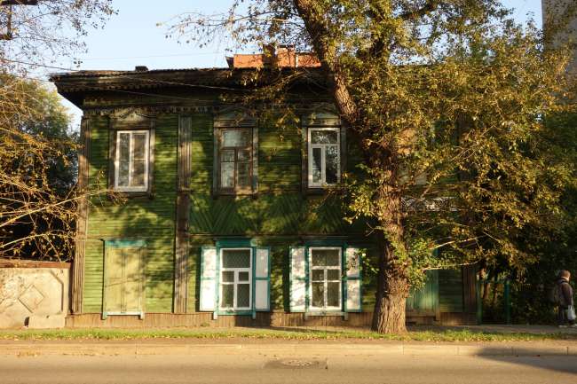 Altes Holzhaus in Irkutsk