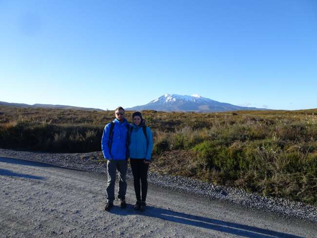 Vor der Tongariro Alpine Crossing