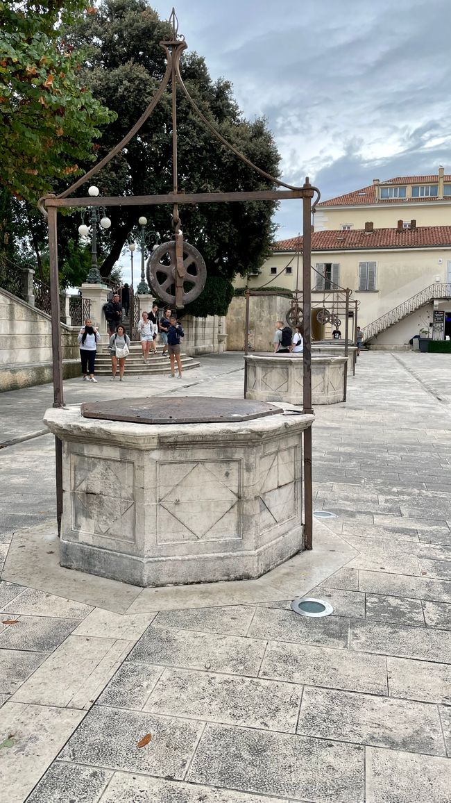 Die fünf Brunnen von Zadar