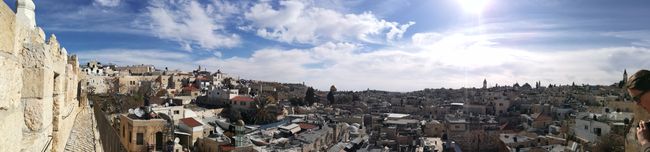 Jerusalem-Blick von der Stadtmauer